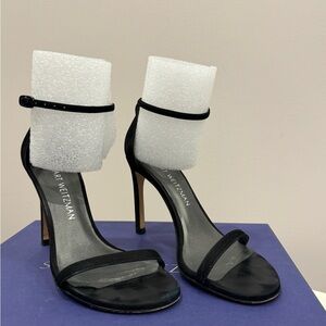 Stuart Weitzman Black Nudist 100 Women's sandals heels